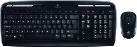 Logitech MK330 Wireless Keyboard & Mouse Combo, Comfortable Typing with Low-profile Keys, Advanced 2.4 Ghz Wireless, Extended Battery Life, Arabic English Layout, Black | 920-003983 - eBuy UAE